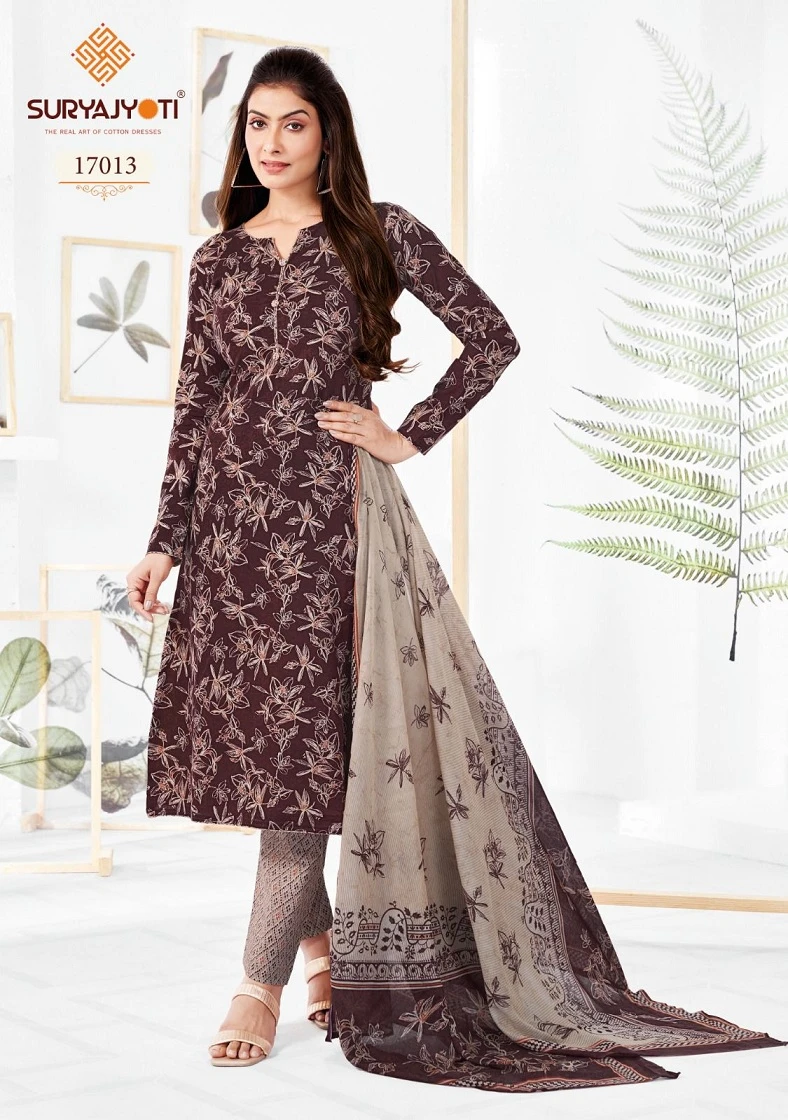 Suryajyoti Zion Cotton Vol 17 Cotton Wholesale Readymade Salwar Suit Catalog — Wholesale Readymade Suit, MPA wholesale from Surat — view 2